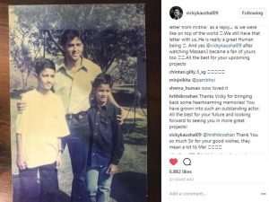 Vicky Kaushal-with-Hrithik Roshan