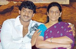 Prabhas with his Mother