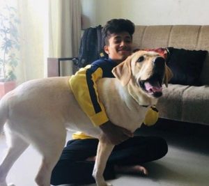 Rupesh-Bane-with-his-Dog