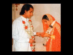 Saif-Ali-Khan-and-Amrita- Singh-Marriage -Photo