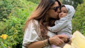 Ritika-Sajdeh-And -Rohit-Sharma- Daughter-Samaira