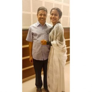 shwetha-warrier-With-Her-Father