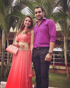 Pooja-Banerjee-with-her-Husband