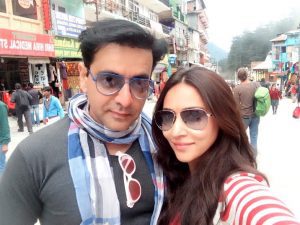 Rishina-Kandhari-with-Her-Husband